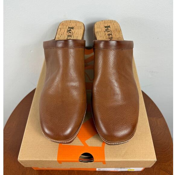 Korks Lori Clog in Tan/brown Size 11